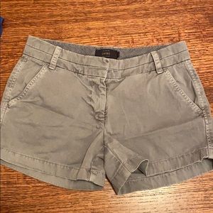 J Crew gray chino shorts